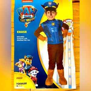 Paw Patrol Chase Deluxe Costume - Paw Patrol The Movie